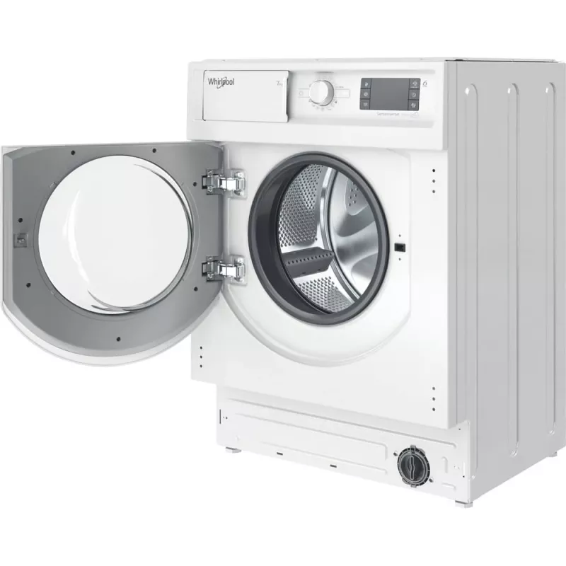 Whirlpool BI WMWG 71483E EU N volledig integreerbare wasmachine, 7 kg, 1400 tpm, energieklasse D, wit