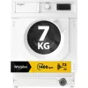 Whirlpool BI WMWG 71483E EU N volledig integreerbare wasmachine, 7 kg, 1400 tpm, energieklasse D, wit