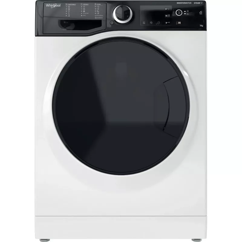 Whirlpool WRSB 7259 D EU wasmachine frontlader 7 kg 1151 t/min zwart, wit