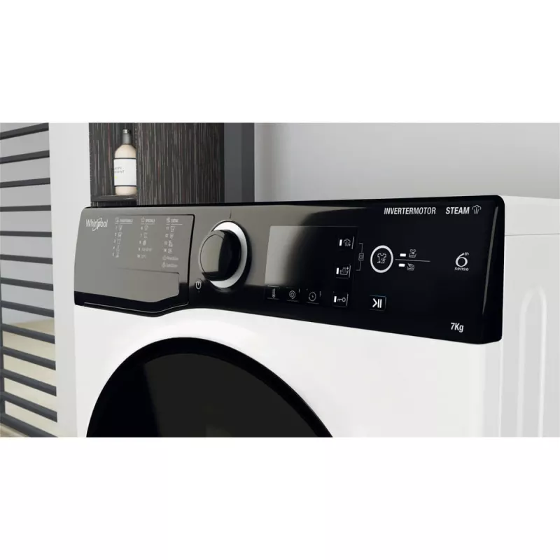 Whirlpool WRSB 7259 D EU wasmachine frontlader 7 kg 1151 t/min zwart, wit
