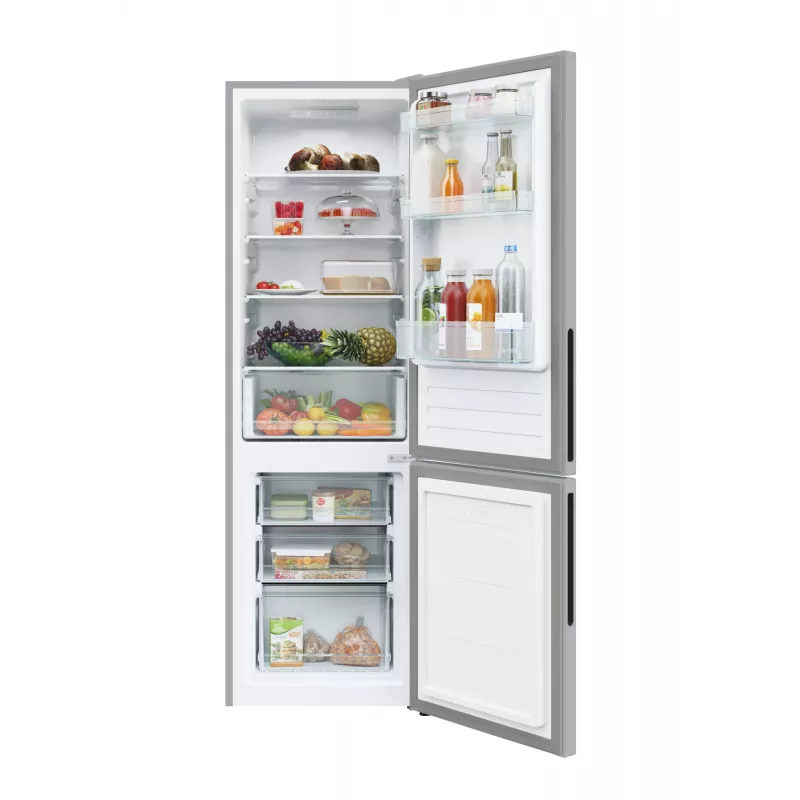 Candy City Combi CCT3L517ES vrijstaand 260 L zilver