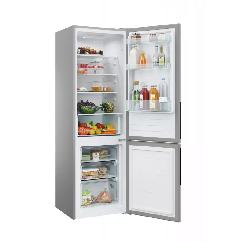 Candy City Combi CCT3L517ES vrijstaand 260 L zilver