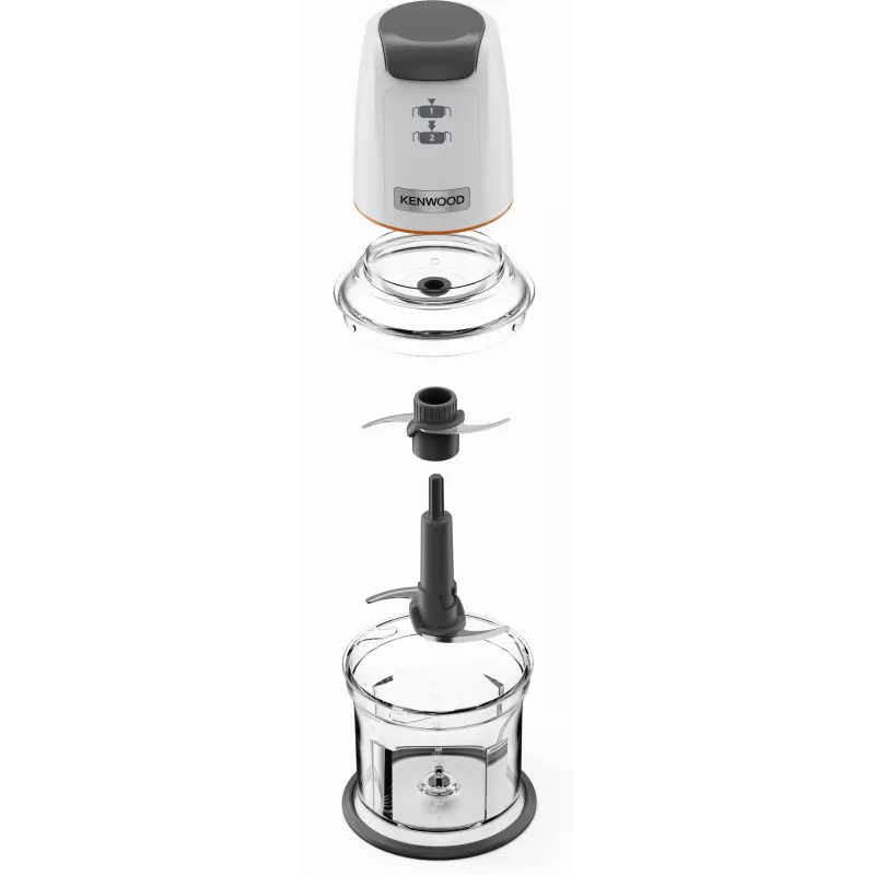 Mini-hakmolen Kenwood EasyChop CHP61 500W, compacte hakmolen voor hakken, mixen en pureren