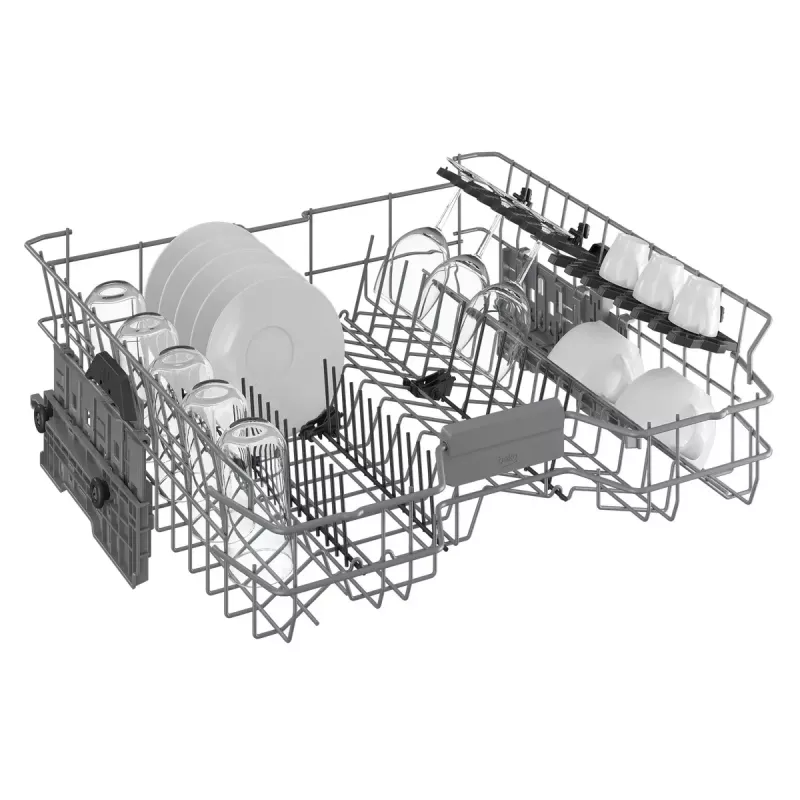Vrijstaande vaatwasser BEKO BDFN26530X, volledige maat 60 cm, 15 couverts, 44 dB, 6 programma's