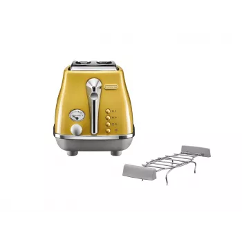 De’Longhi Icona Capitals 2 sneetjes 900 W Geel