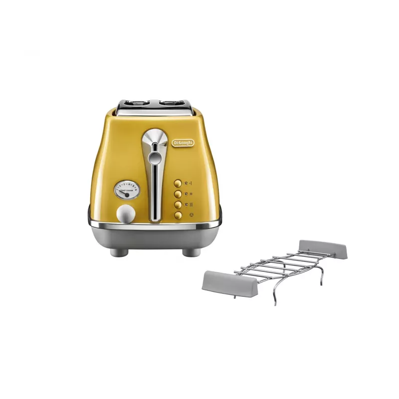 De’Longhi Icona Capitals 2 sneetjes 900 W Geel