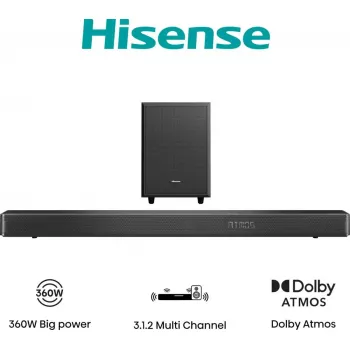 Soundbar Hisense AX3120G 3.1.2-kanalen 360W RMS