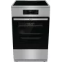 Gorenje 740742 Fornuis vrijstaand fornuis elektrisch fornuis zone-inductie Zwart, RVS