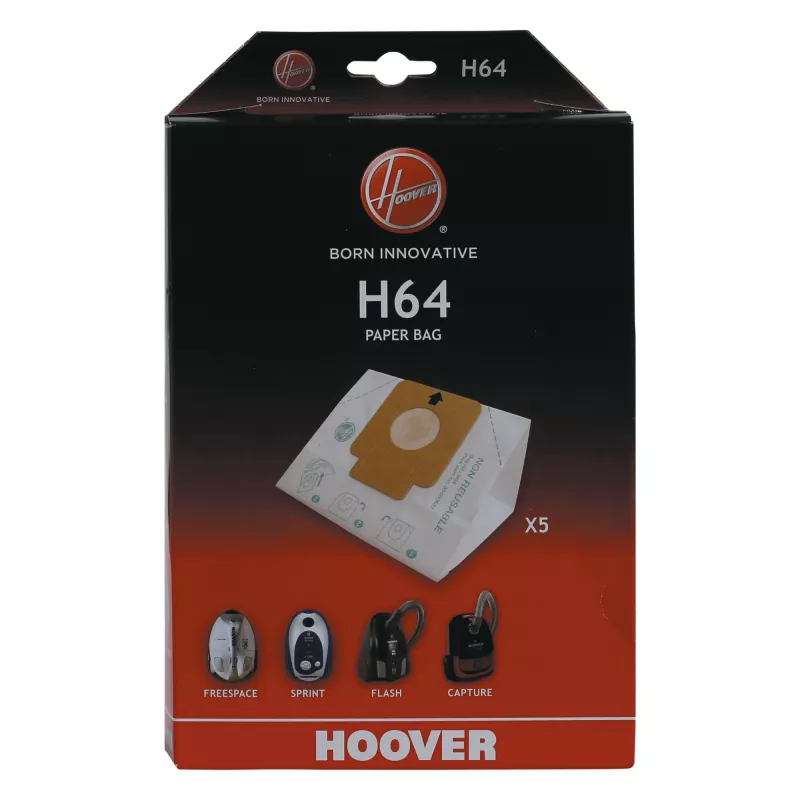 Hoover H64 BAG stofzuigerzak voor cilinderstofzuiger