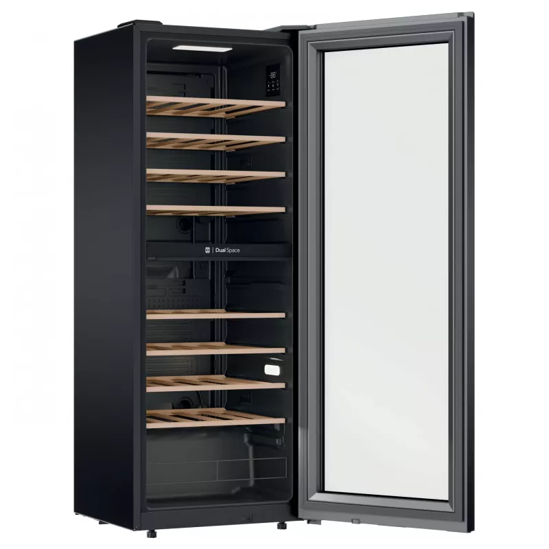 Candy CNWQ4G56G2 compressor-wijnkoeler vrijstaand zwart 56 flessen