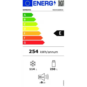 Samsung RB34C600ESA vrijstaand roestvrijstaal