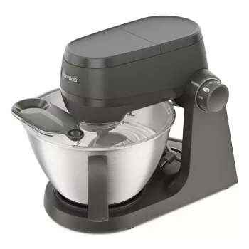 Keukenmachine Kenwood KHC30.070GY — 1000 W, 4,3 L RVS kom, draaiknop, grijs