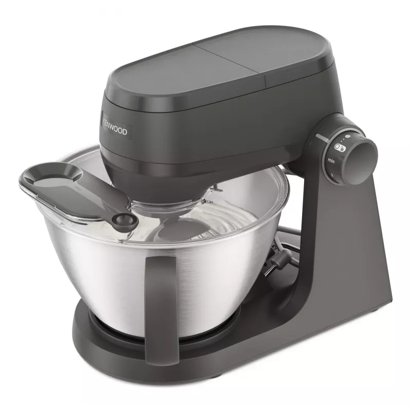Keukenmachine Kenwood KHC30.070GY — 1000 W, 4,3 L RVS kom, draaiknop, grijs