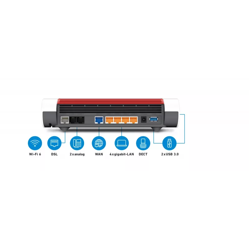 Tafelrouter FRITZ!Box 7590 AX dual-band Wi-Fi 6