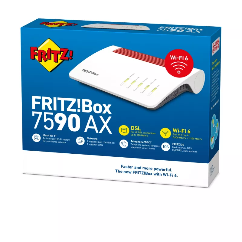 Tafelrouter FRITZ!Box 7590 AX dual-band Wi-Fi 6