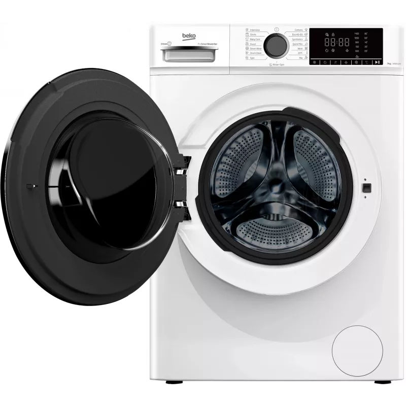 Wasmachine BEKO B1WFM2741WBEE frontlader 7 kg 1400 t/min wit 600×520×847 mm