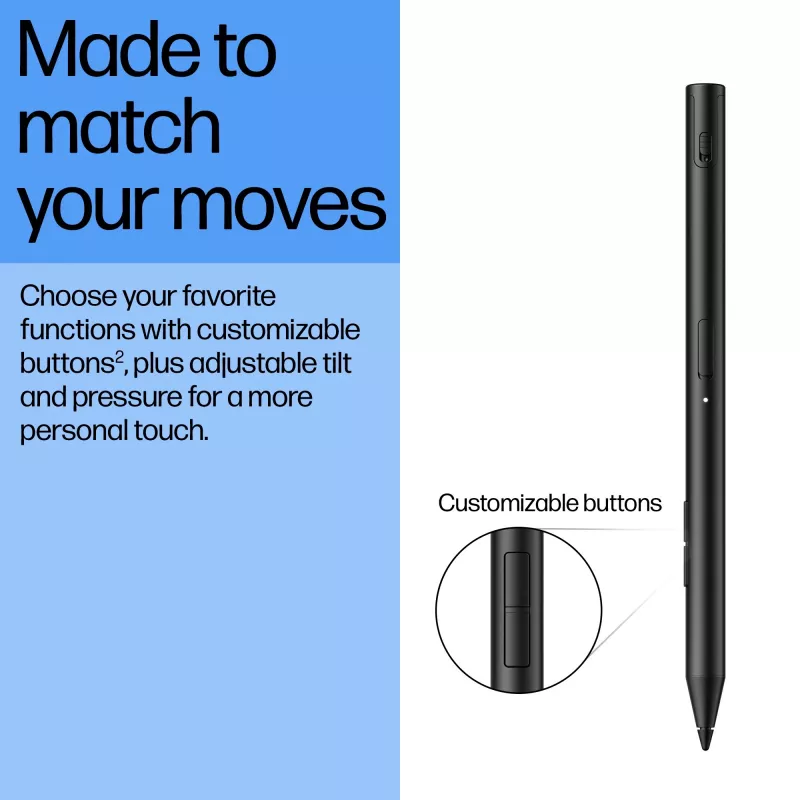 HP 700 oplaadbare multi-pen universele apparaatcompatibiliteit zwart