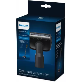 Borstel Philips XV1684 steelstofzuiger zwart