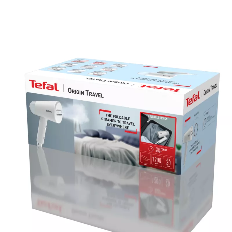 Tefal Origin Travel DT1020 handstoomstrijker 0,07 L 1200 W grijs, wit