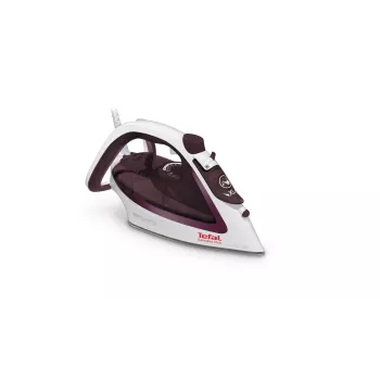 Tefal EasyGliss Plus FV5714 strijkijzer droog- en stoomstrijkijzer Durilium-strijkzool 2400 W bordeaux, wit