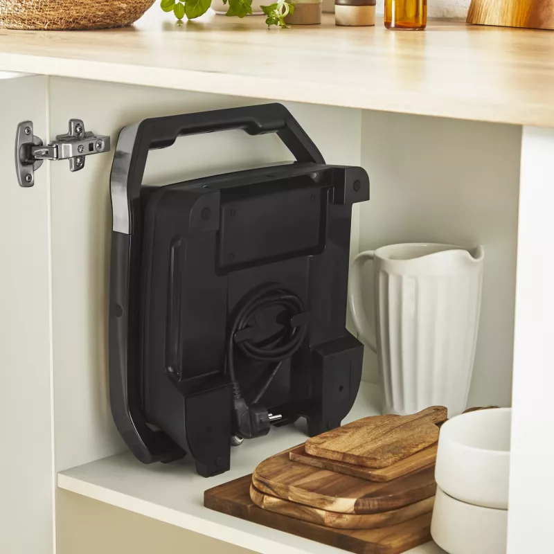 Contactgrill Tefal Inicio Adjust GC272D10 met antiaanbakplaten en instelbare temperatuur