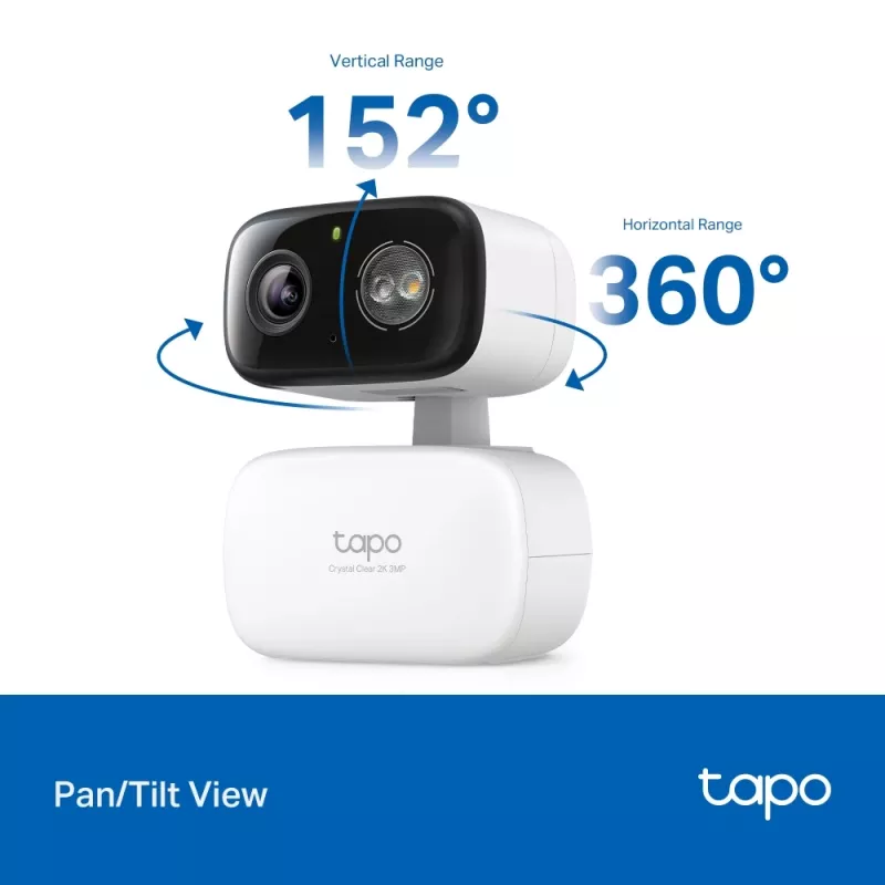 TP-Link Tapo C216 box IP-beveiligingscamera binnen 2304 x 1296 Pixel plafond/muur/tafel