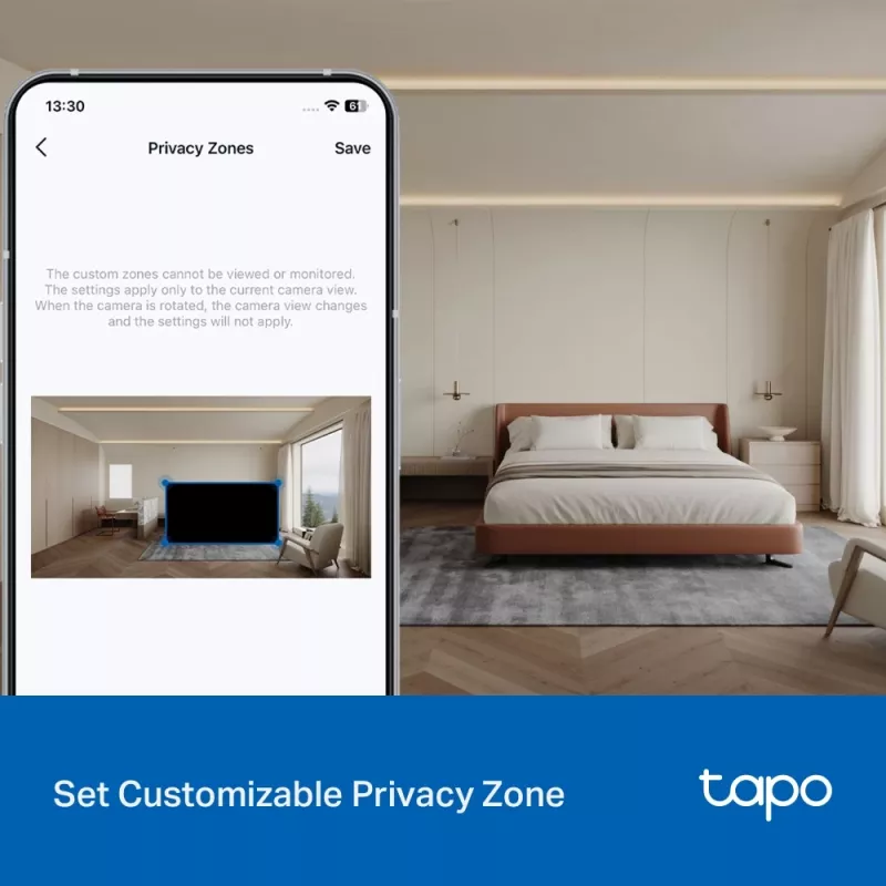 TP-Link Tapo C216 box IP-beveiligingscamera binnen 2304 x 1296 Pixel plafond/muur/tafel