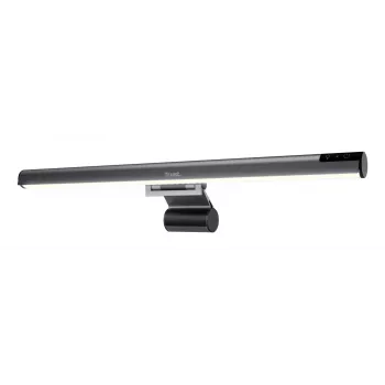 Tafellamp Trust Shyne niet-vervangbare gloeilamp zwart USB-gevoed 70 mm hoogte