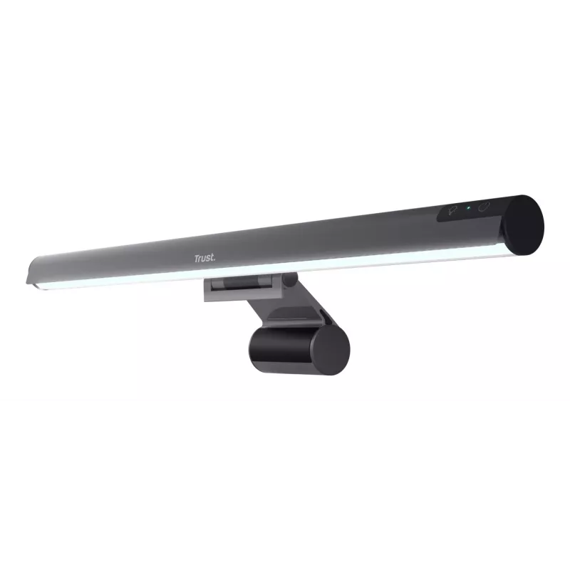 Tafellamp Trust Shyne niet-vervangbare gloeilamp zwart USB-gevoed 70 mm hoogte