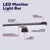 Tafellamp Trust Shyne niet-vervangbare gloeilamp zwart USB-gevoed 70 mm hoogte
