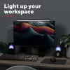 Tafellamp Trust Shyne niet-vervangbare gloeilamp zwart USB-gevoed 70 mm hoogte