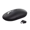 Muis TRUST Seron slank Multi — ambidextreuze bureaumuis, optisch 3200 DPI, RF draadloos + Bluetooth, 7 knoppen, zwart