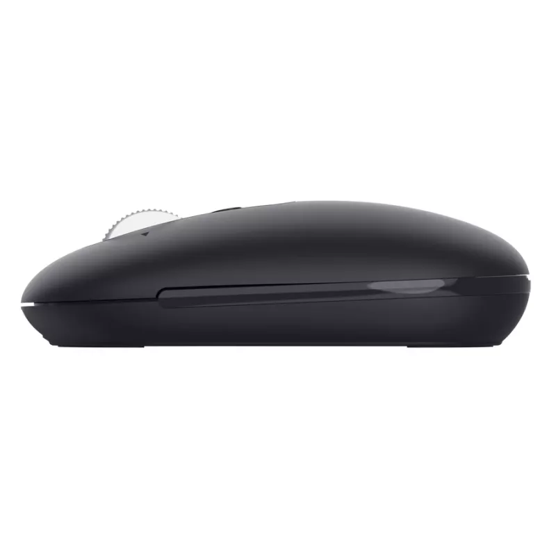 Muis TRUST Seron slank Multi — ambidextreuze bureaumuis, optisch 3200 DPI, RF draadloos + Bluetooth, 7 knoppen, zwart