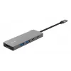 USB Type-C-hub TRUST 26062 — HDMI + USB 3.2 Gen 1 Type-A & Type-C, grijs, 5 aansluitingen