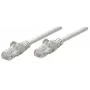 Intellinet netwerk-patchkabel, Cat5e, 10 m, grijs, CCA, U/UTP, PVC, RJ45, vergulde contacten, knikbescherming, aangegoten stekker, levenslange garantie
