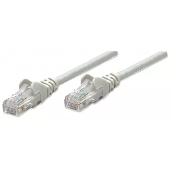 Intellinet netwerk-patchkabel, Cat5e, 20m, grijs, CCA, U/UTP, PVC, RJ45, vergulde contacten, knikbescherming, aangegoten stekkerbescherming, levenslange garantie