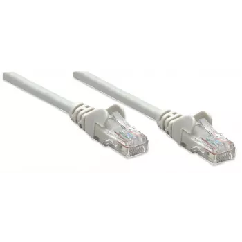 Intellinet netwerk-patchkabel, Cat5e, 20m, grijs, CCA, U/UTP, PVC, RJ45, vergulde contacten, knikbescherming, aangegoten stekkerbescherming, levenslange garantie