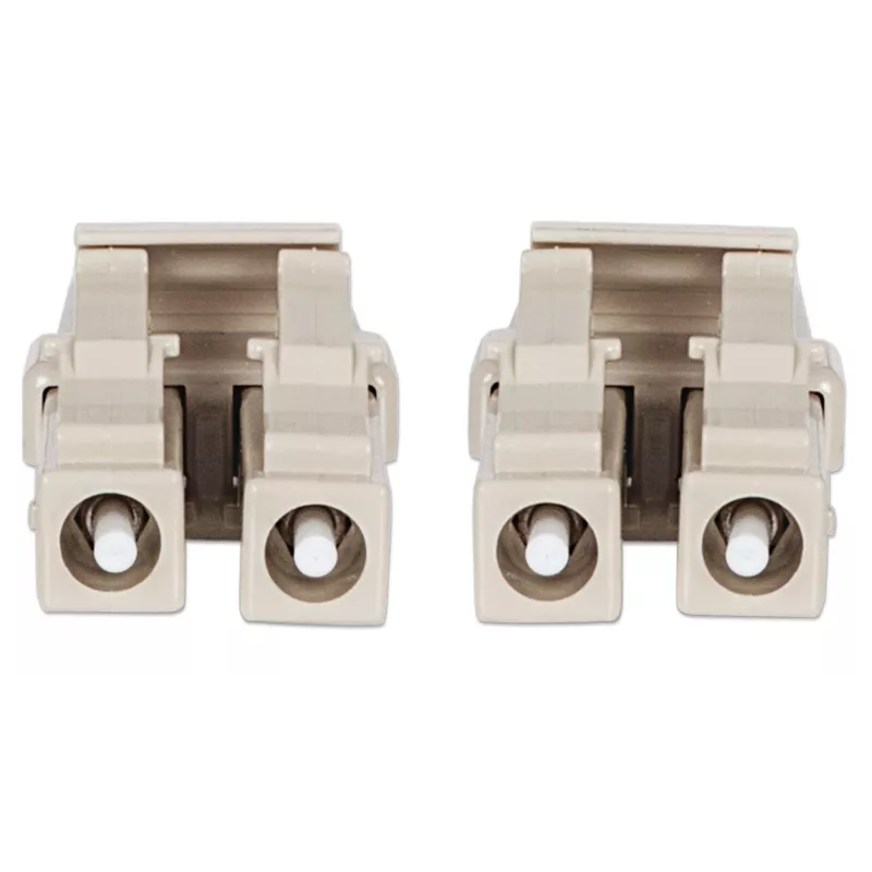 Intellinet glasvezel-patchkabel, OM3, LC/LC, 2 m, aqua, duplex, multimode, 50/125 µm, LSZH, vezel, levenslange garantie
