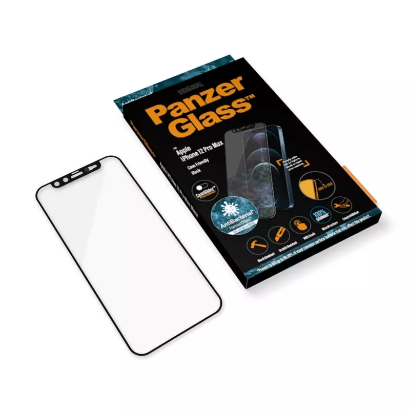 PanzerGlass ® CamSlider® beeldschermfolie iPhone 12 Pro Max | randloos