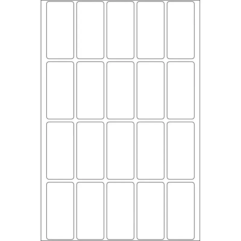 Veelzijdige etiketten HERMA 10609 19x40 mm wit Movables verwijderbaar papier 640 stuks