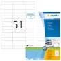 Zelfklevende printeretiketten HERMA Premium A4 70x16,9 mm
