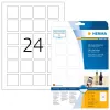 QR-code-etiketten HERMA 9642 A4 40x40 mm vierkant wit papier