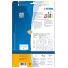 QR-code-etiketten HERMA 9642 A4 40x40 mm vierkant wit papier
