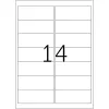 Adresetiketten Premium HERMA A4 99,1x38,1 mm 140 stuks