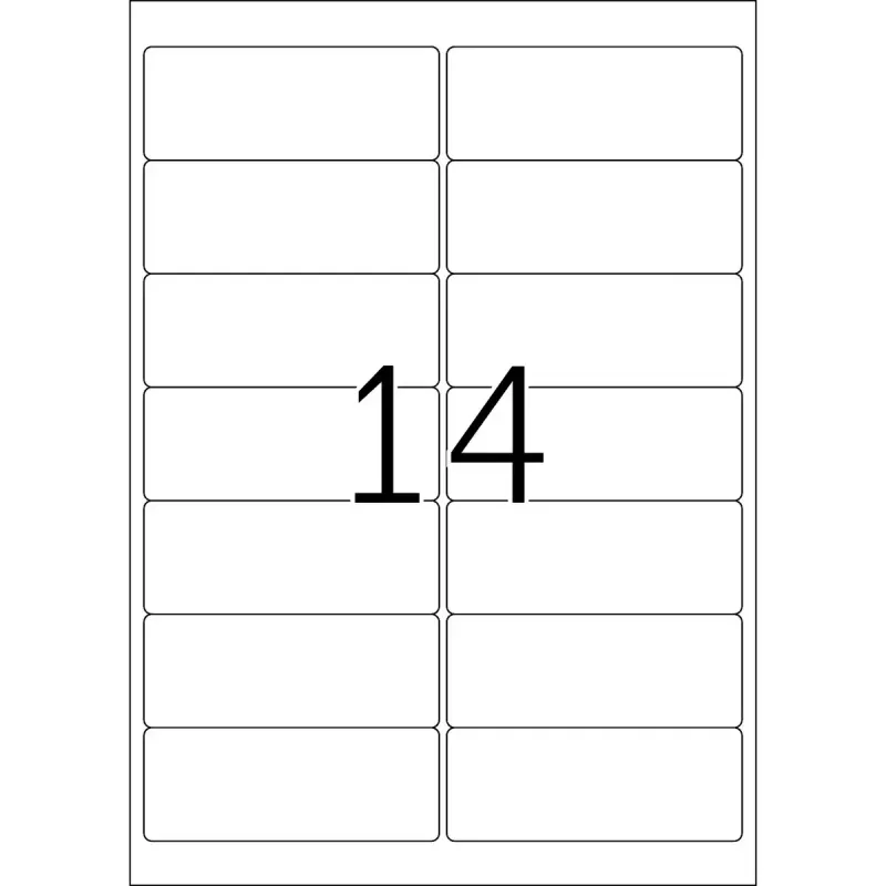 Adresetiketten Premium HERMA A4 99,1x38,1 mm 140 stuks