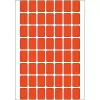 Veelzijdige etiketten HERMA 12x18 mm rood papier mat handbeschrifting