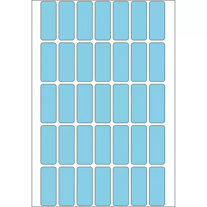 Veelzijdige etiketten HERMA 12x30 mm blauw papier mat 1120 stuks