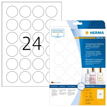 Zelfklevend printeretiket HERMA 8023 A4 Ø 40 mm