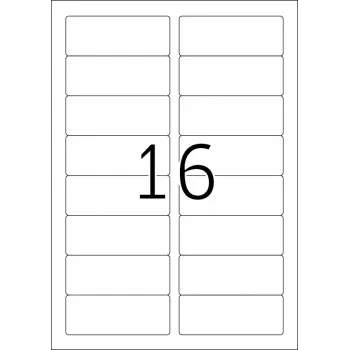 Adresetiketten Premium HERMA A4 88,9x33,8 mm 1600 stuks