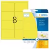Labels HERMA Neon A4 99,1x67,7 mm felgeel 160 st.